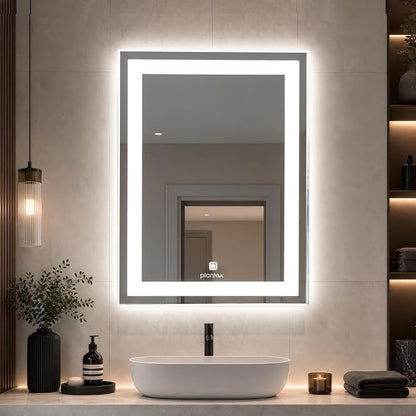 Dual Glow LED Touch Mirror | Front & Backlit Wall Mirror